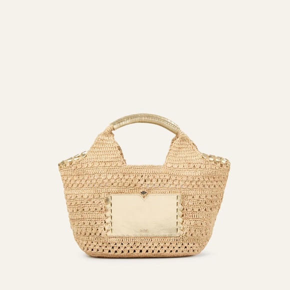 BA&SH ARA BASKET - Raffia Beach Tote Bag - MSRP $395 - Picture 3 of 14